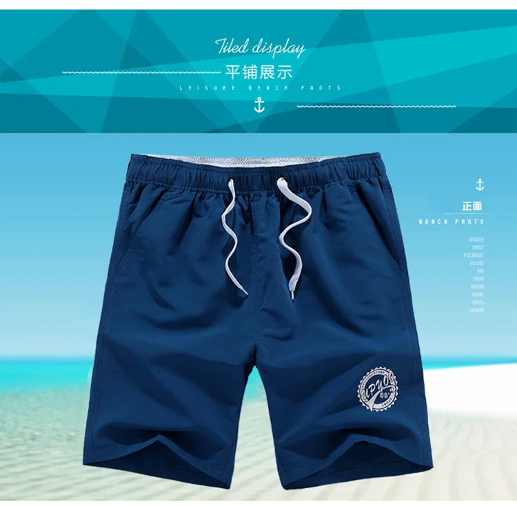 M-5XL мужские шорты для пляжа доска Шорты Для мужчин быстрое высыхание летняя одежда доска Шорты песчаный Пляжные шорты