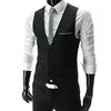 Size Info(1 inch =2.54 cm) 2023 New Arrival Dress Vests For Men Slim Fit Mens Suit Vest Male Waistcoat Gilet Homme Casual Sleeveless Formal Business Jacket