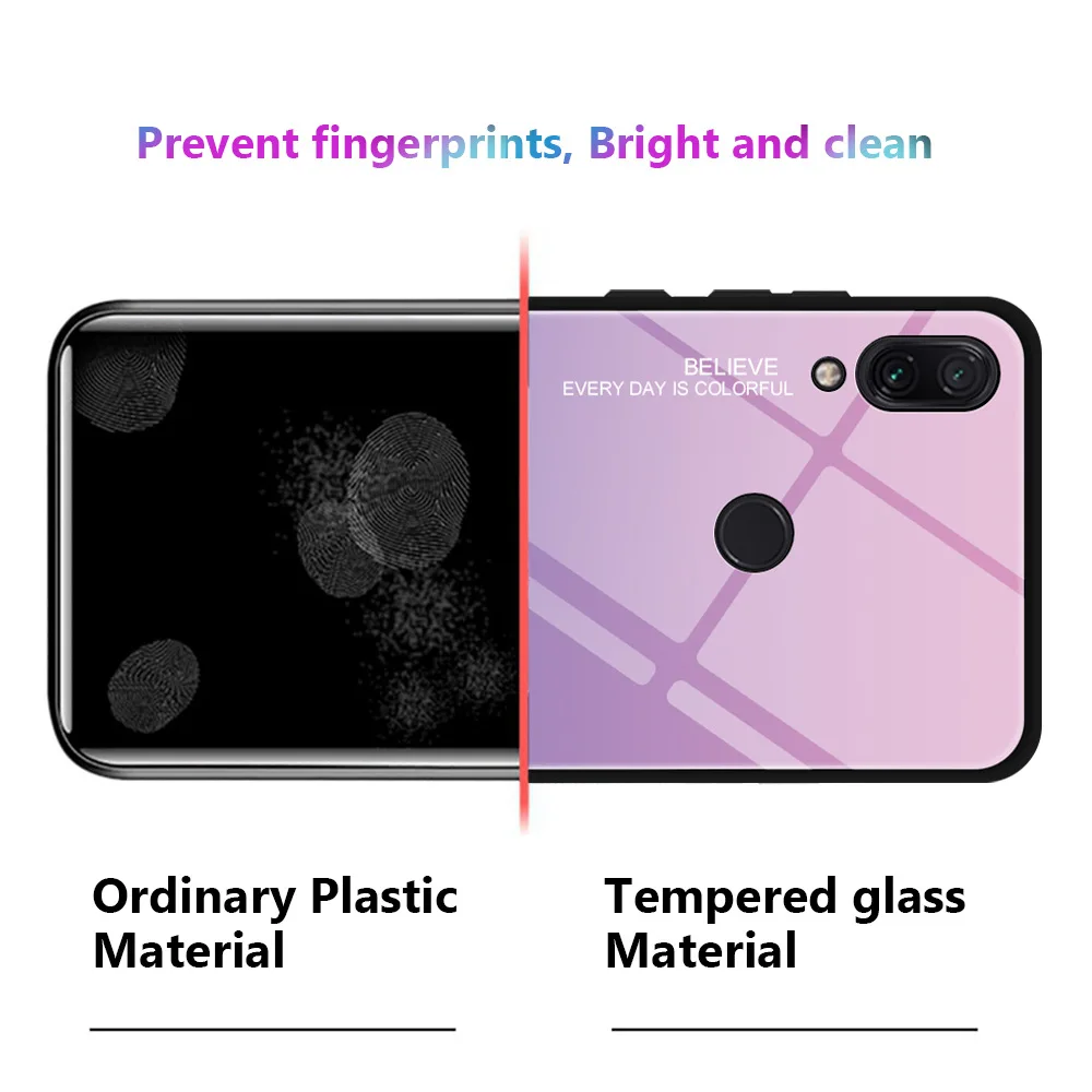 Для Xiaomi Redmi Note 7 5Pro 6A Mi Mix2S Mi6X A2 Mi5X A1 роскошное закаленное стекло мягкая силиконовая