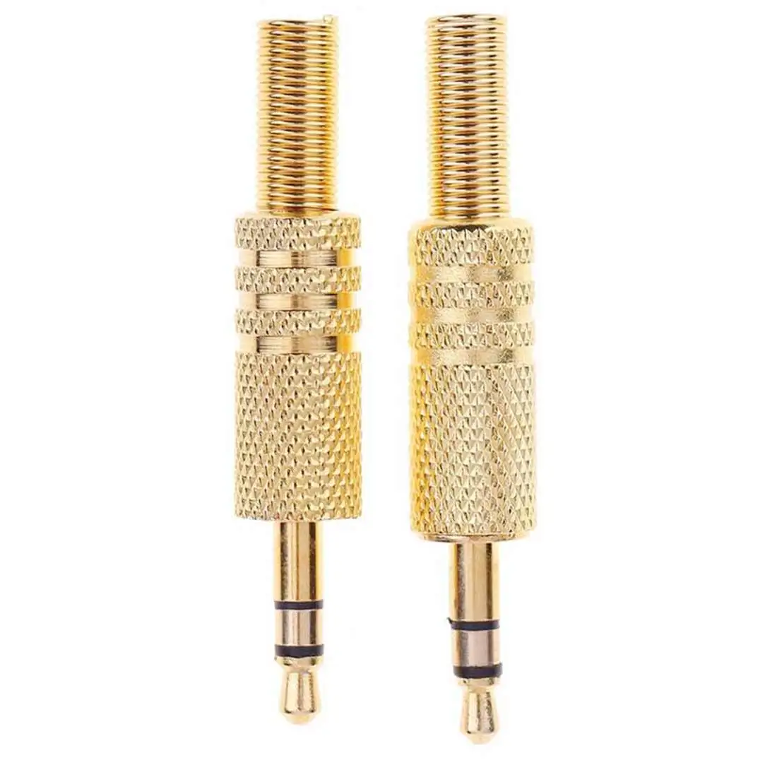 

2Pcs 3.5 Stereo Dual Channel Headphone Plug Audio Small Three Core Plug 3.5 Headphone Plug 3.5 Welded Type stereoconverter