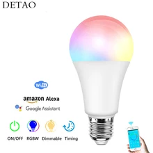 

Smart LED Wireless WiFi Lamp Bulb Work For Amazon Echo Alexa