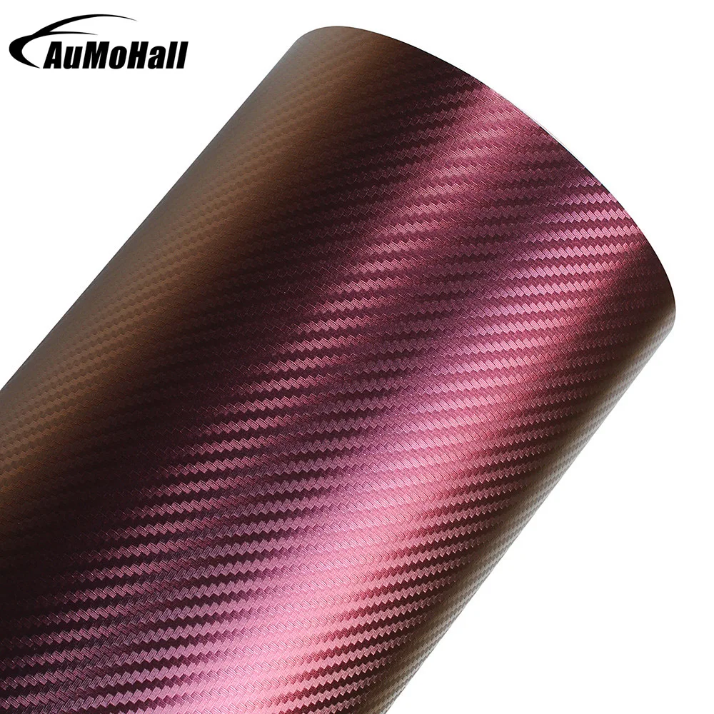 200mm*300mm Chameleon Carbon Fiber Auto Body Films Vinyl Film Wrap Car