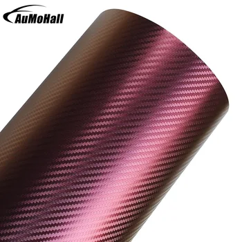 

20cm*30cm Chameleon Carbon Fiber Auto Body Films Vinyl Film Wrap Car Purple Color Sticker Car Film Sticker