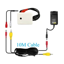 CCTV высокочувствительные комплекты микрофона наблюдения прием звука устройства 10 м Аксессуары Набор для камера системы безопасности цифровой видеорегистратор система NVR