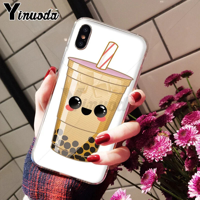 Summer drink milk tea bubble tea