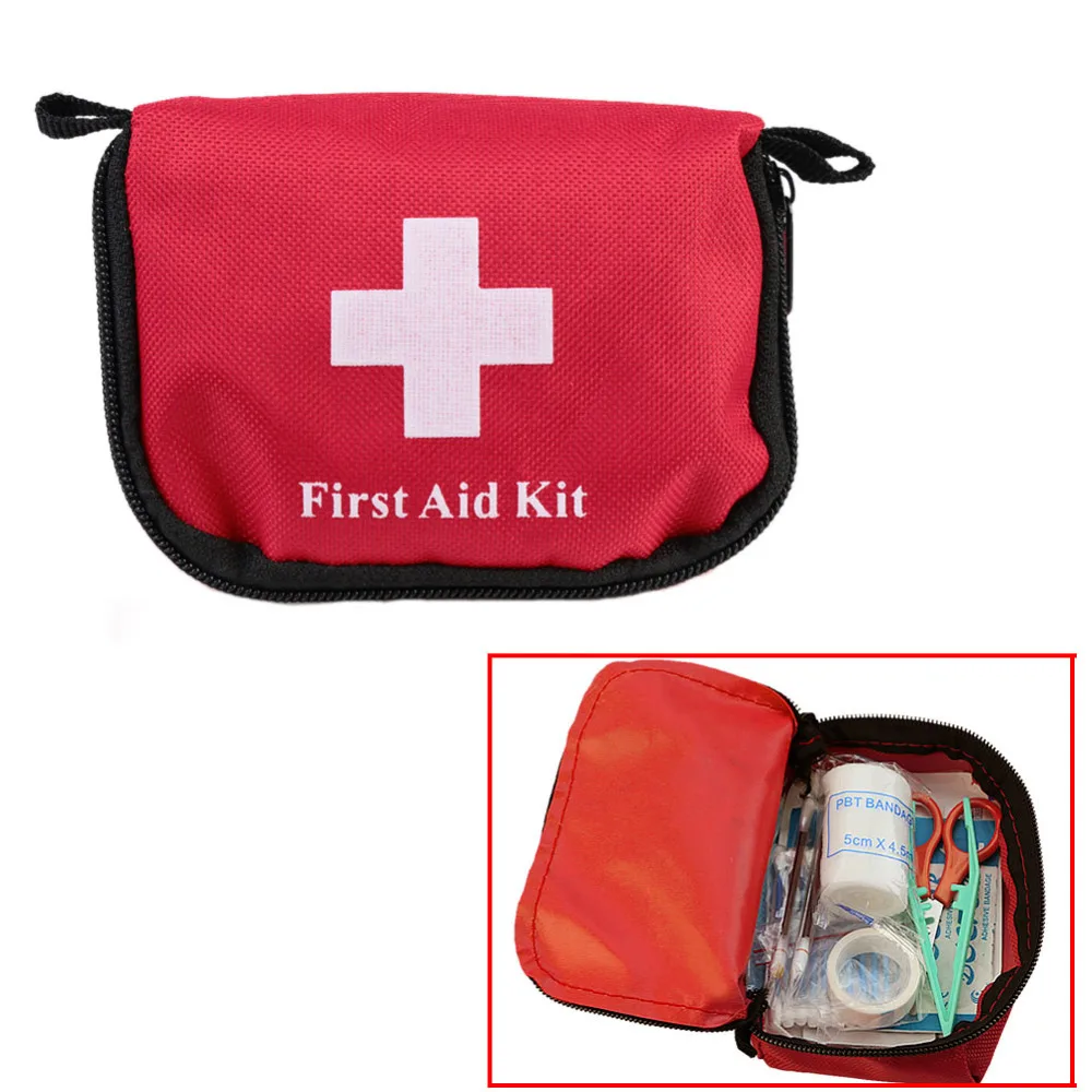 Mini First Aid Kit Outdoor Camping Hiking Safe Wilderness Survival