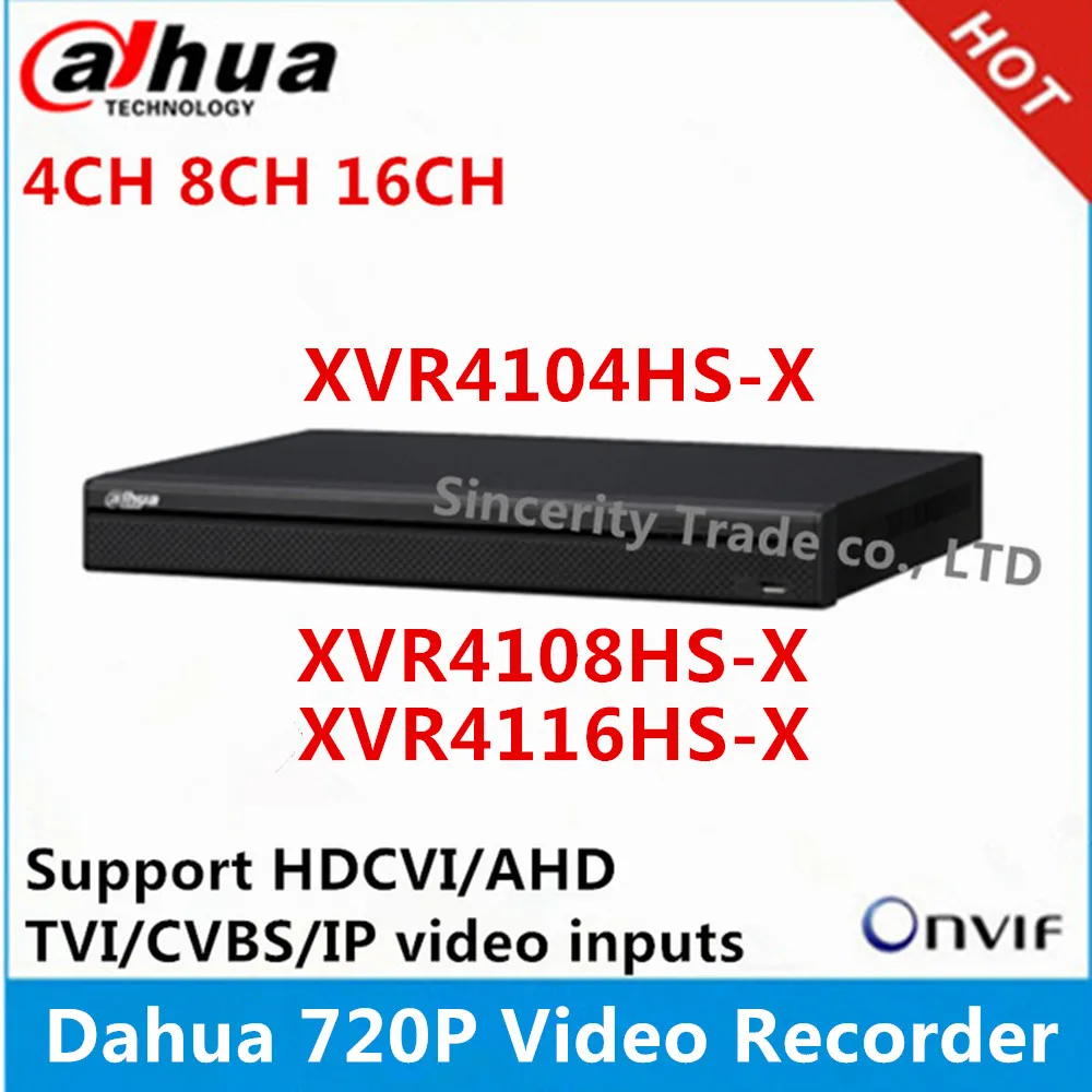 

Dahua XVR video recorder XVR4104HS-X 4ch & XVR4108HS-X 8ch & XVR4116HS-X 16ch 1720P Support HDCVI/ AHD/TVI/CVBS/IP Camera