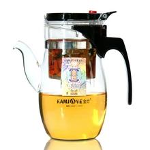 Freies verschiffen 600 ml Kamjove teekanne elegant tasse glas tee-set glas teekanne
