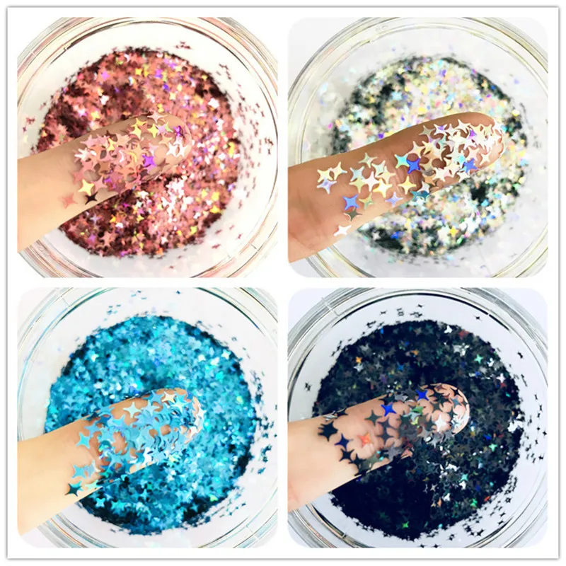 1 box Sequins Slice Glitter Sprinkles Filler for Clay DIY Nail Beauty Decoration Toys Children Kids | Игрушки и хобби