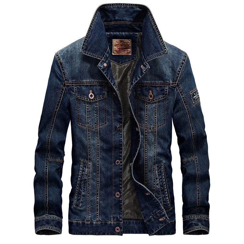 Denim Jackets Jen Jeans Coat Male Spring Turn Down Collar Jacket Men's ...