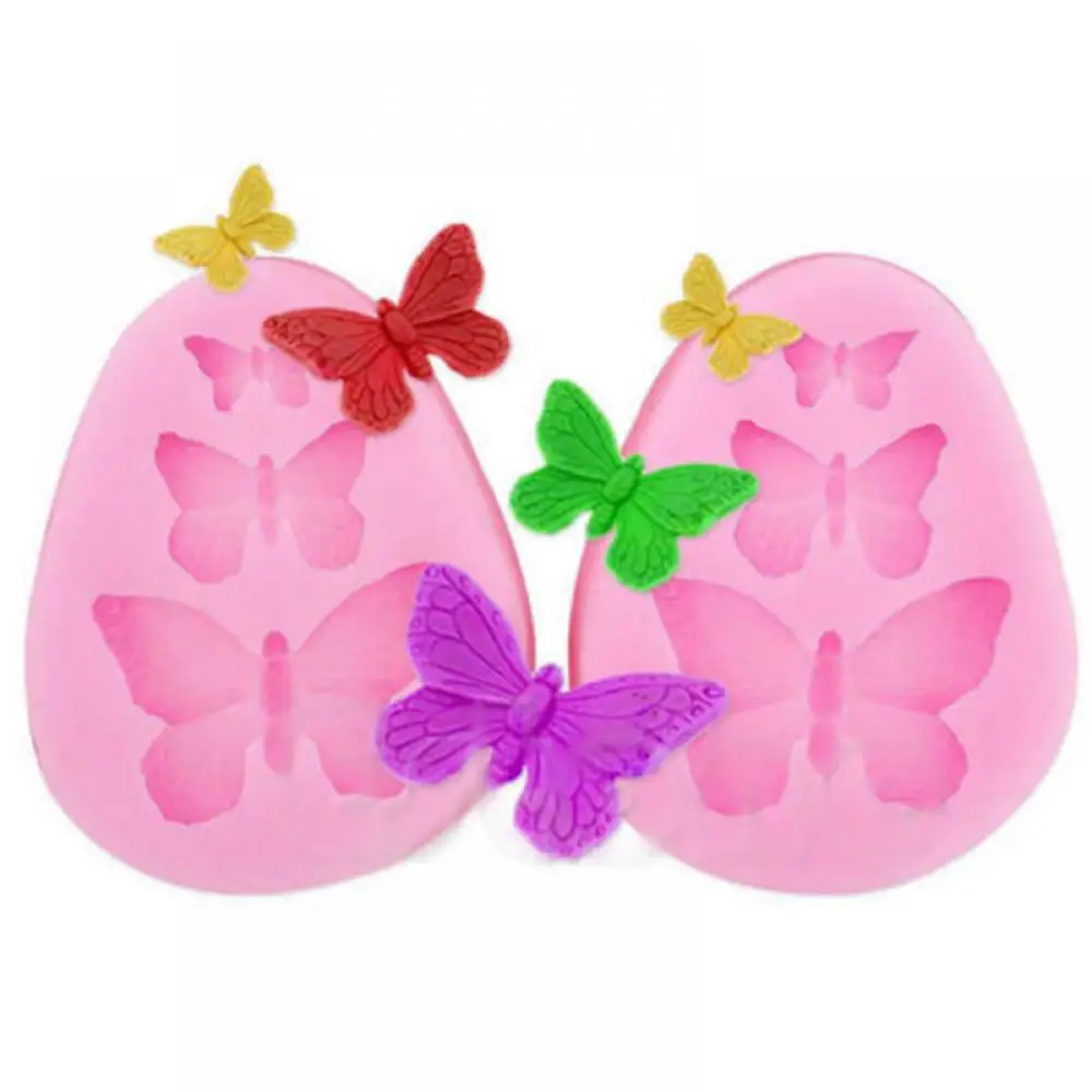 

1Pcs Sugarcraft Butterfly Silicone molds fondant mold cake decorating tools chocolate moulds wedding decoration mould