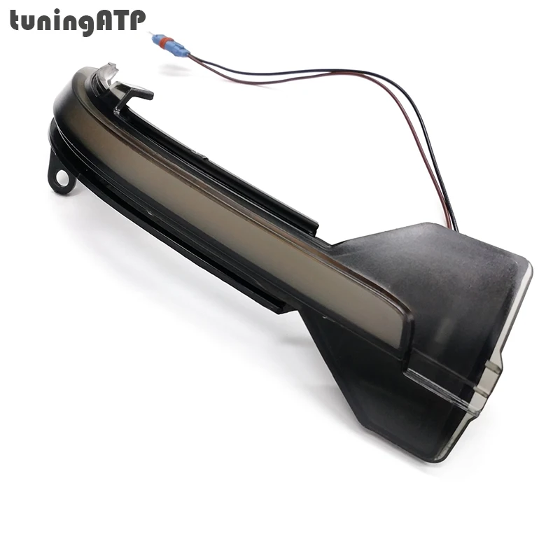 tuningATP Smoked LED Side Mirror Indicator Dynamic Turn Signals for BMW 5 Series F10 LCI F11 LCI F07 GT LCI