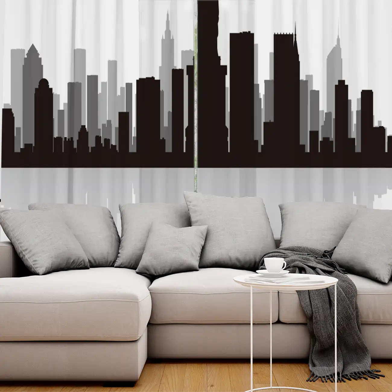 Liebe Haus Vorhange Neue Horizon Kuste Business Stadt Landschaft