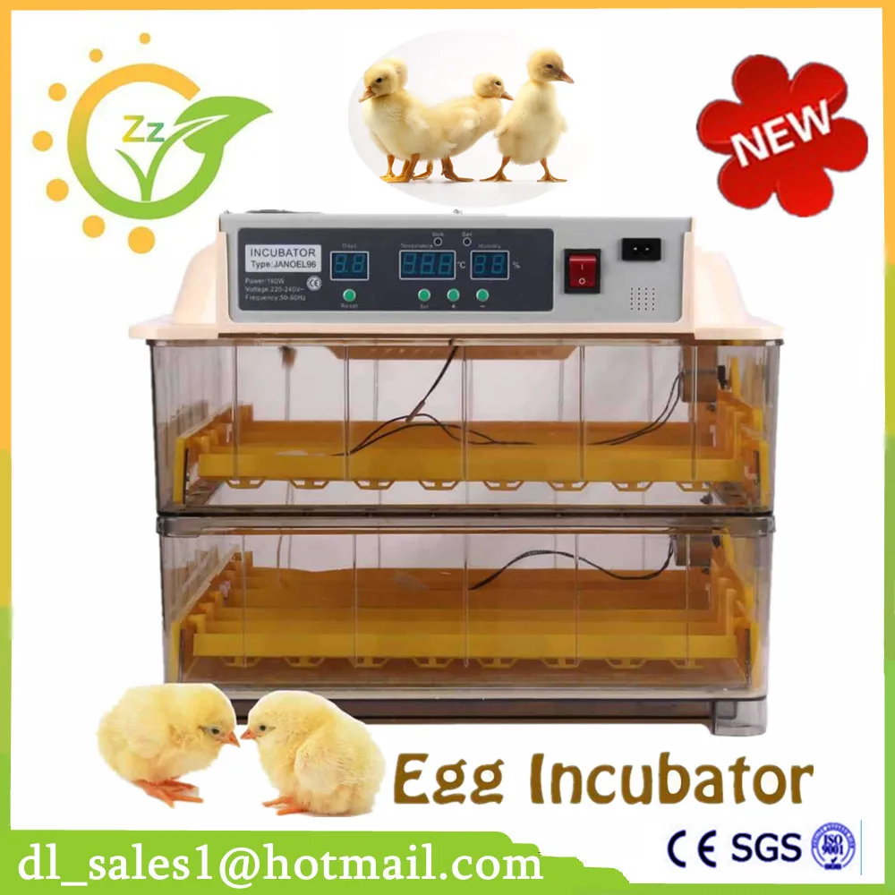 Best price full automatic poultry egg incubator 96 chicken egg hatching