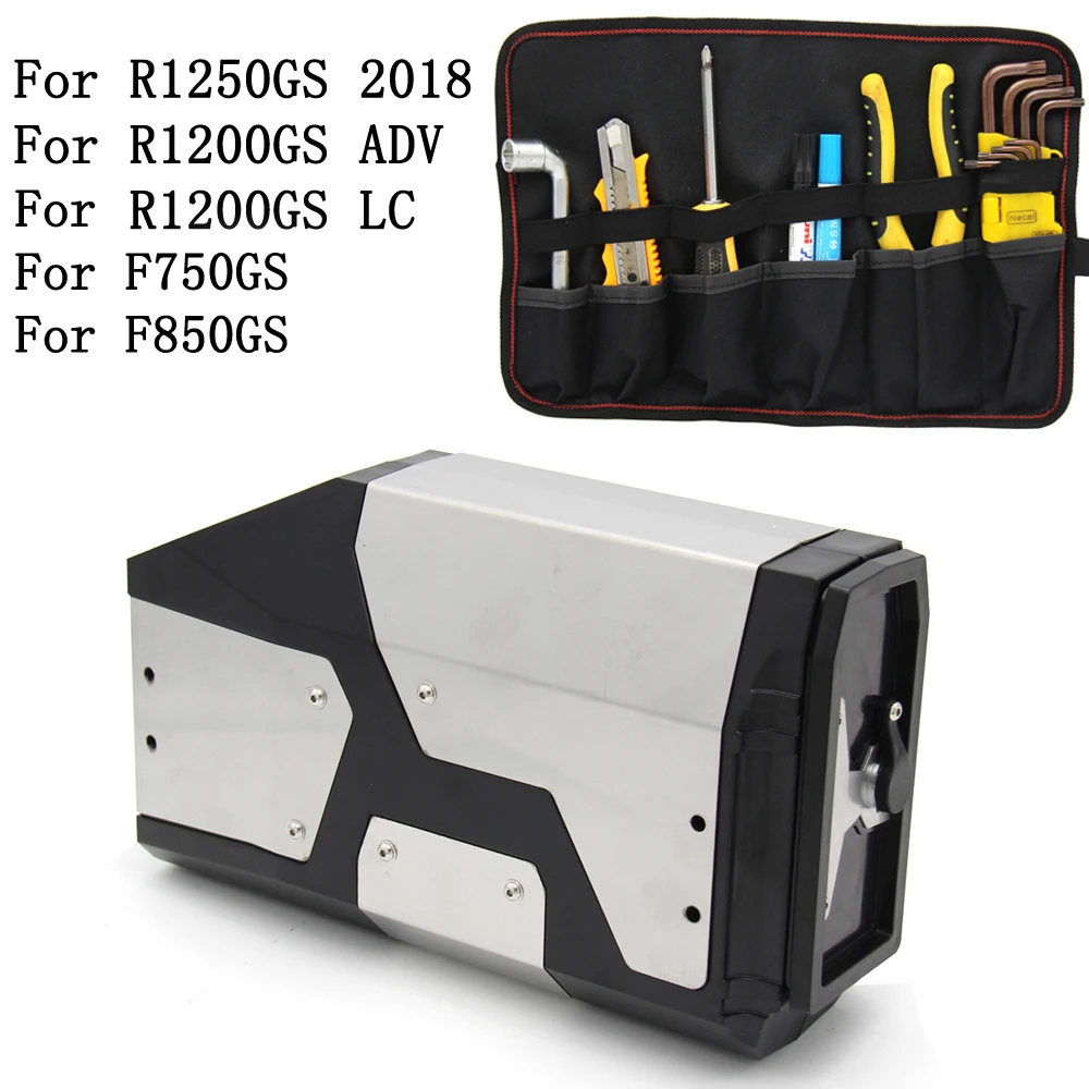 

For BMW R1200GS LC ADV Adventure 04-17 R1200GS R1200GS Decorative Aluminum Box Toolbox Suitable for BMW side bracket 4.2 Liters