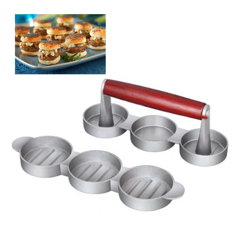 3 slot hamburger presses Burger Press Maker Patty Press Hamburger Grill