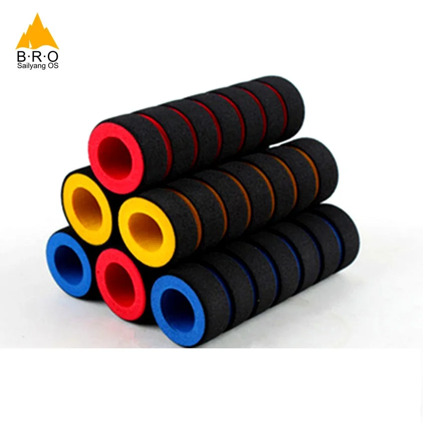 

2018 Hot Sale Comfortable 2 Pieces Bicycle Handle Handlebar Soft Sponge Foam Cover Bar Grips Nonslip Skidproof for Bike Bicycle