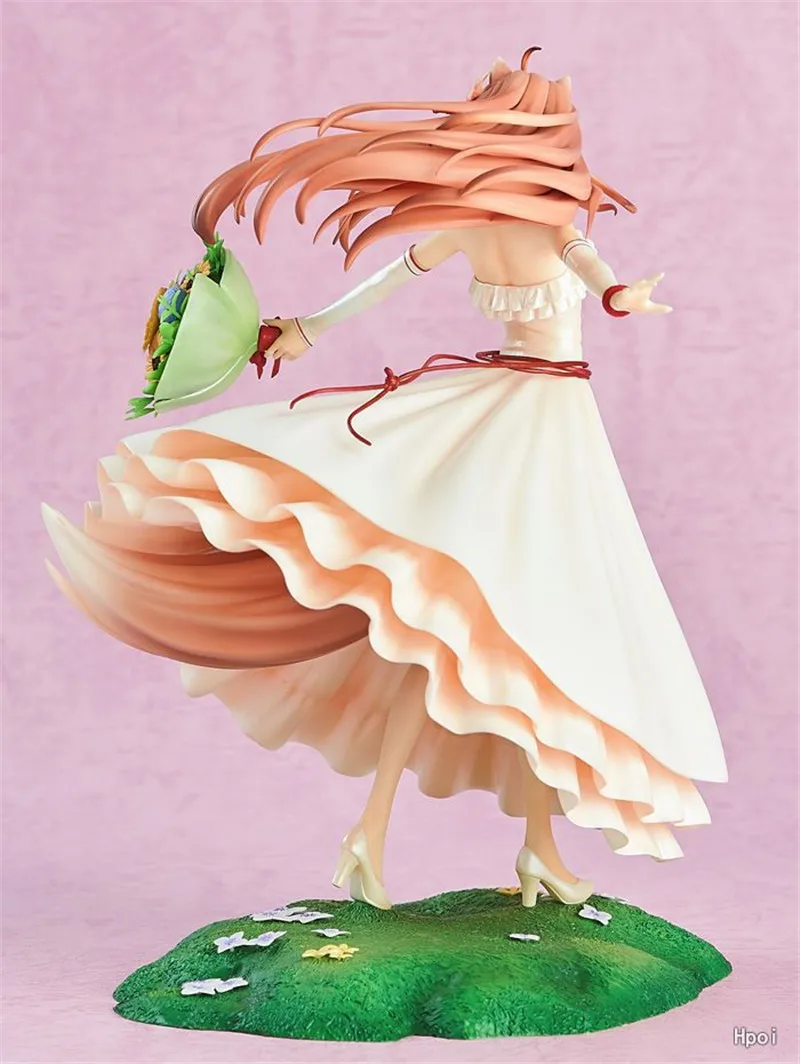 Аниме Spice And Wolf Holo 1/8 весы расписные фигурки свадебное платье Ver. Пвх фигурка