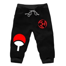 Аниме Hokage Kakashi Uchiha Akatsuki Konoha шорты по колено хлопковые повседневные короткие шаровары спортивные брюки с карманами брюки для отдыха