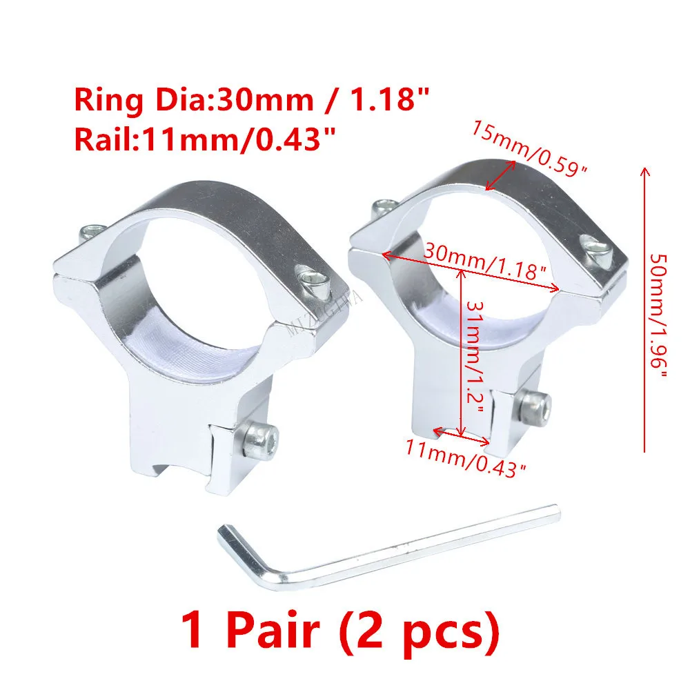 Крепление для прицела 25,4 мм 30 мм кольца для Вивера Пикатинни 11 мм 20 мм адаптер охотничья Оптика прицел винтовка пистолет страйкбол