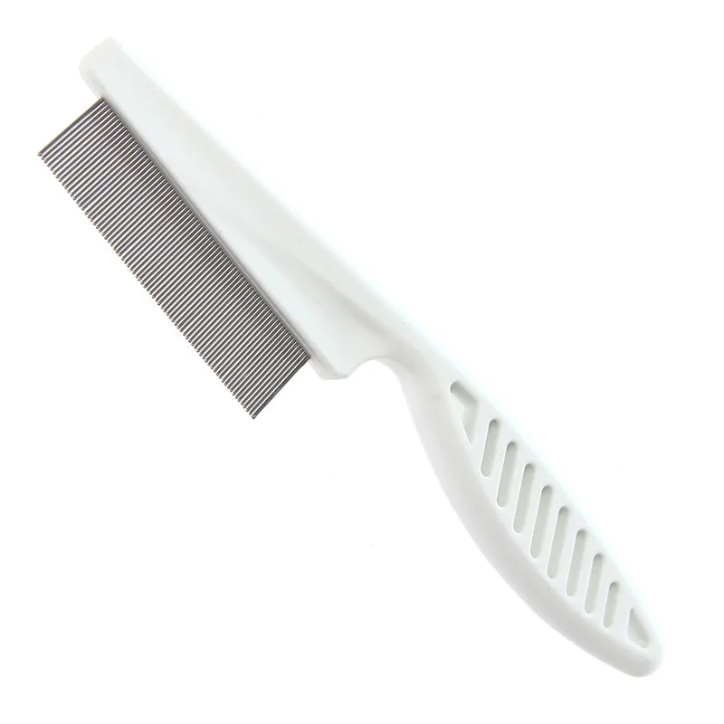 Dog Cat Pet Comb Double-Sided Grooming Brush Metal Comb For Loosening Up Removing Mats Debris Tangles And Knots Wooden Handle Stainless Steel Tooth Perfect For Honghair Pets