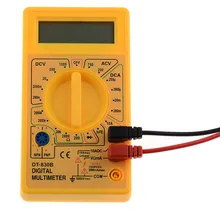 Portable Mini Digital Multimeter DC AC Ohmmeter Ammeters Voltmeter Diagnostic Tool Multimeter Tester Instruments VEH57 P63