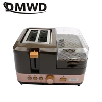 DMWD Electric Breakfast Bread Baking Machine 2 Slices Toaster Oven Eggs Steamer Sausage Grill Roaster Omelette Frying Pan Heater 1