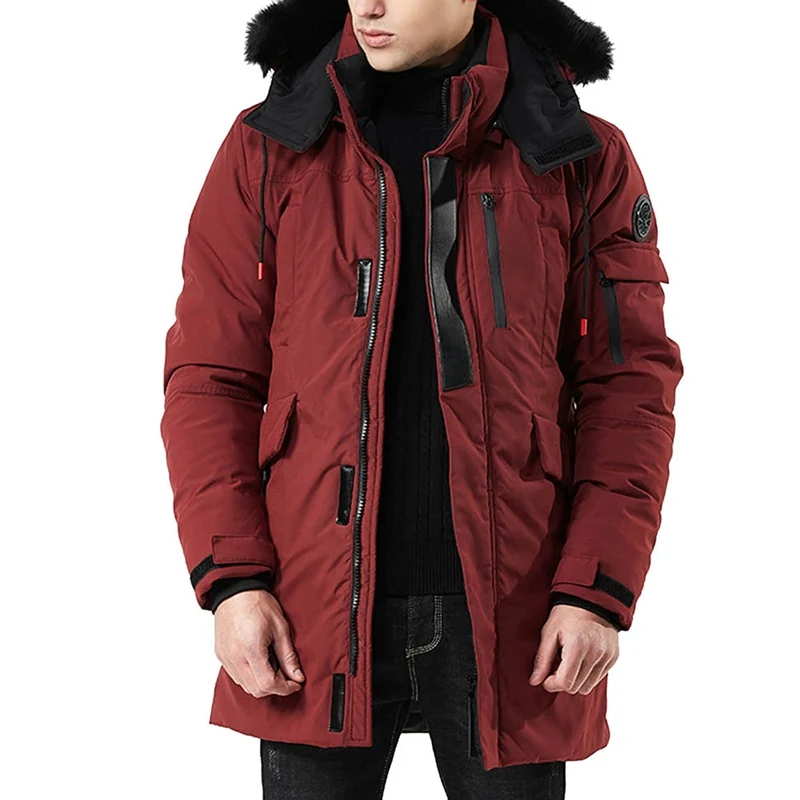 2018 Pockets Zipper Design Men Hooded Jacket Spring Autumn New Arrival