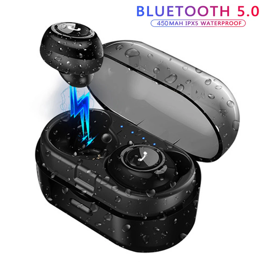 

TWS Bluetooth 5.0 Wireless Earphones Waterproof Bluetooth Earphone Headset Gaming Earphone for all Smart Phone