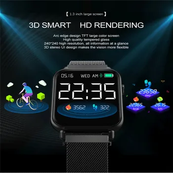 

Y6pro outdoor color screen pedometer smart fitness watch sports blood pressure heart rate monitoring step counter pedometer