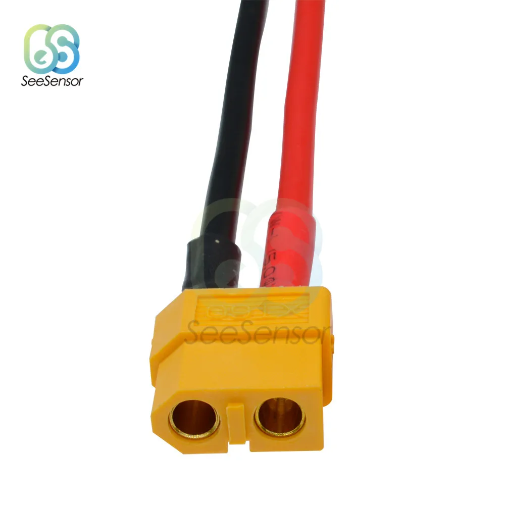 2 шт. разъём для аккумулятора XT60 с силиконовым соединением 14 AWG 10 см|Соединители| |