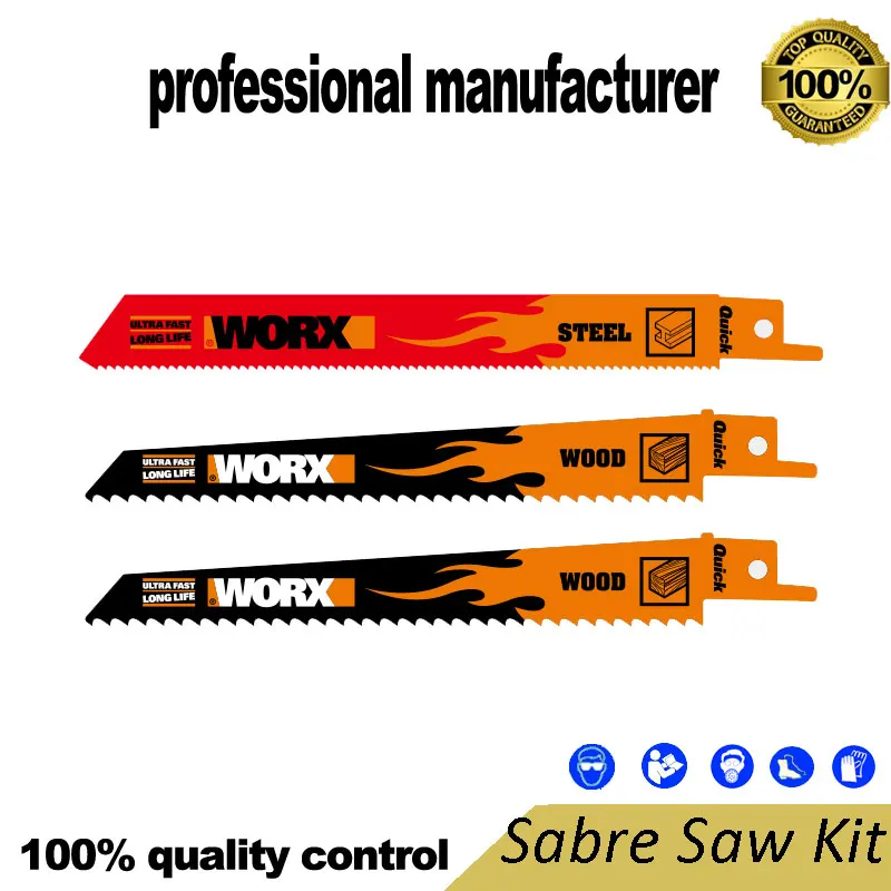 worx WA8007 reciprocating saw blade for steel pipe cutting for wood tree branch cutting at good price and fast delivery worx WA8007 reciprocating saw blade for steel pipe cutting for wood tree branch cutting at good price and fast delivery