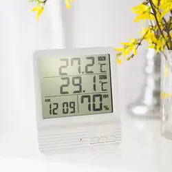 Цифровой термометр-гигрометр Температура влажность тестер termometro будильник Indoor/Outdoor Метеостанция диагностический инструмент