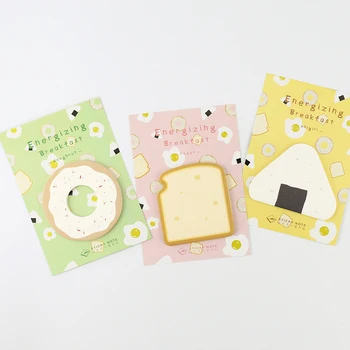 

Energy Breakfast Creative Memo Pad Notice Stickers Notepad Sticky Notes School Office Supplies Stationery 30 Sheets
