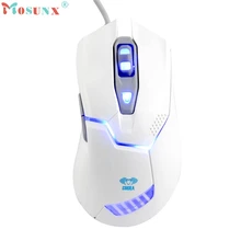 Mosunx Beautiful Gift New 1PC E-3lue Mazer 2500 DPI 6D USB Wired Optical Game Gaming Mouse Mice Wholesale price Dec30