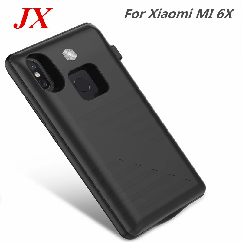 6000 mah For Xiaomi MI 6X Battery Case Smart PC ABS Phone Stand Cover Power Bank Charger | Мобильные телефоны и