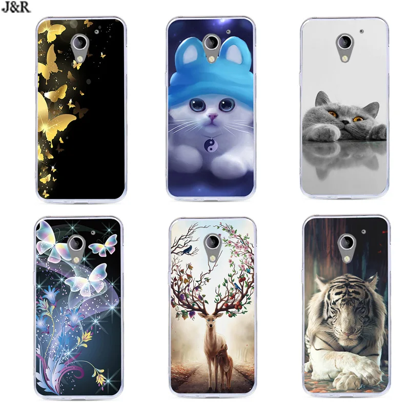 For ZTE Blade A520 BA520 Case Soft Silicone TPU 5.0'' Back Covers Phone Cases 3D Cute Flower Bags |