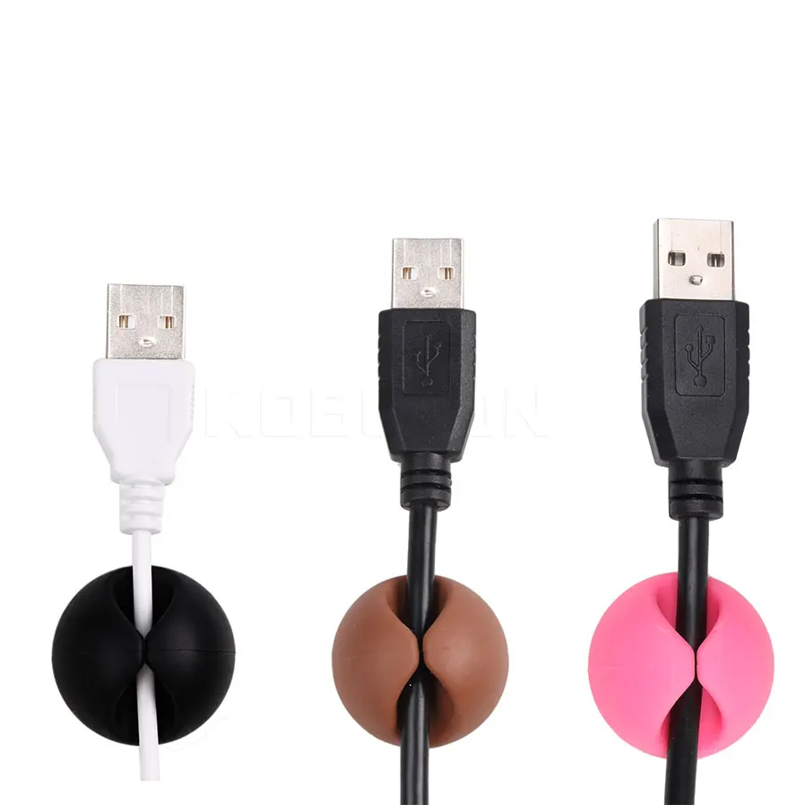 6 шт. USB держатель для зарядного устройства кабеля|Органайзеры кабеля| |
