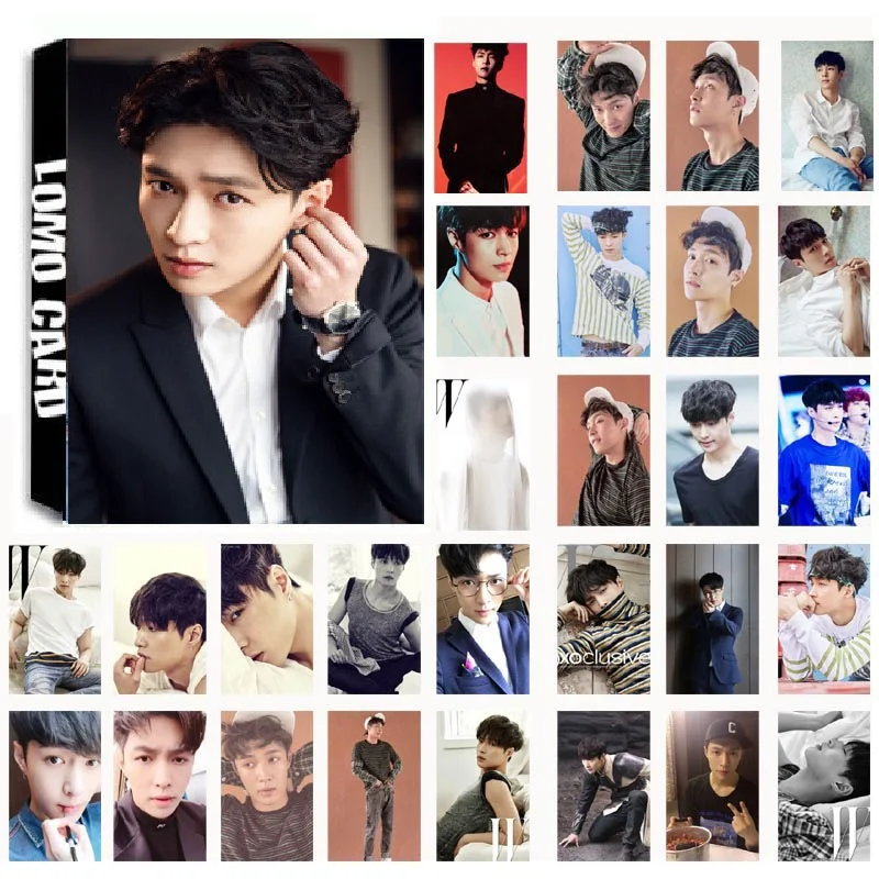 

30Pcs/set EXO LAY Photo Card PVC Cards Self Made LOMO Card Photocard