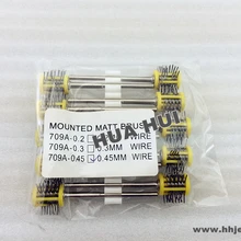 10 шт. матовые Pro-Texturning Кисти, желтый цвет, проволока Диаметр: 045 мм, ювелирные инструменты, матирующие проволочные щетки