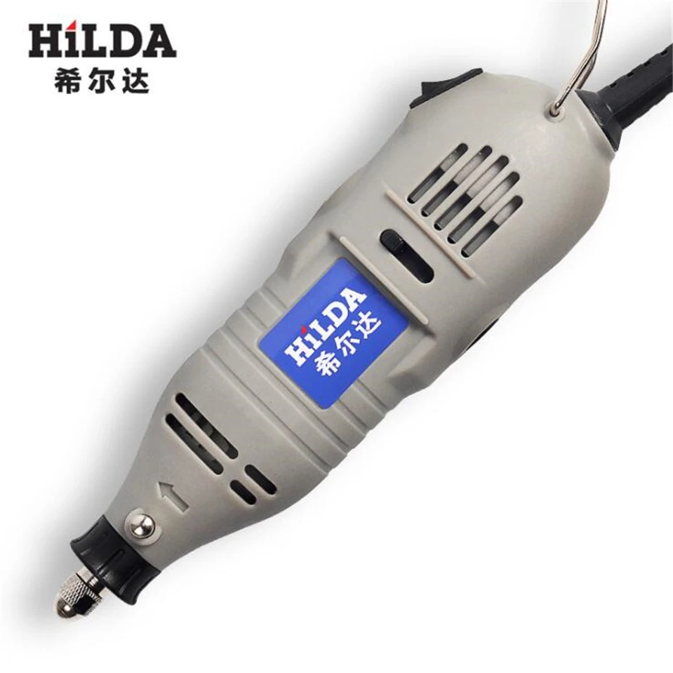 HILDA 150 Вт мини-электрическая дрель для Dremel с 6 позициями с переменной скоростью Dremel стильные вращающиеся Инструменты Мини шлифовальные электроинструменты