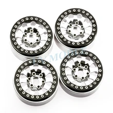 Бисером 4 шт. 1/10 RC Гусеничный 1,9 легкосплавные колесные диски для SCX10 CC01 F350 D90 90034 грузовик Гусеничный