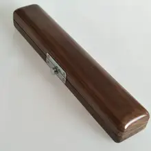 Высококлассный Деревянный чехол с головкой флейты, крепкий красивый черный орех