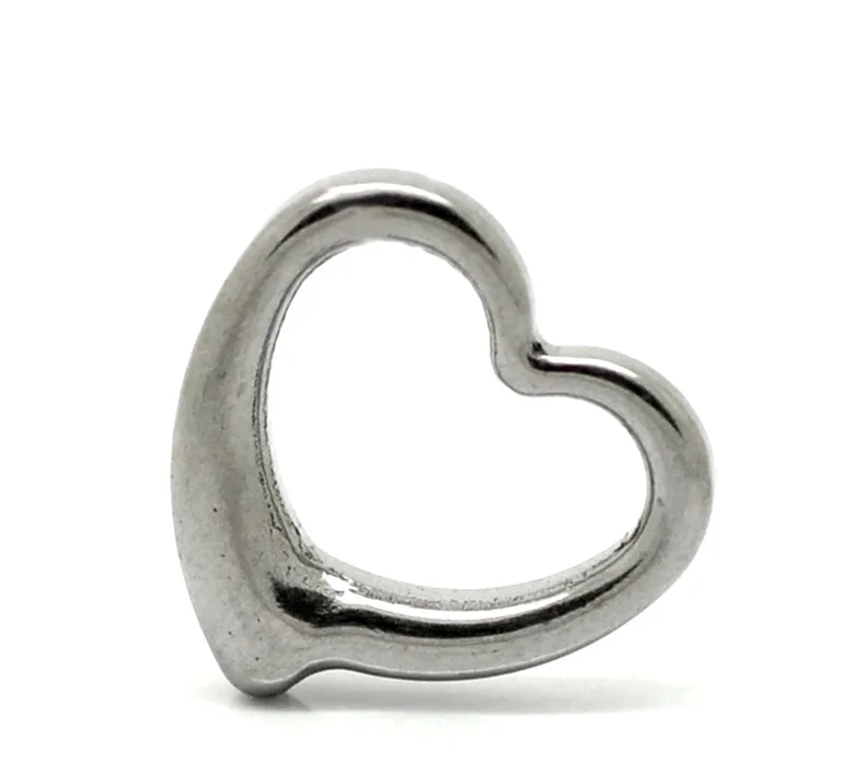 

LASPERAL 5PCs Stainless Steel Heart Charm Connectors Pendants Connectors For Jewelry Making DIY Jewelry Findings 16x16mm