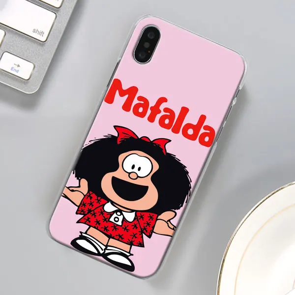 Mafalda чехол для телефона для Apple iPhone X XR 7 8 Plus 6 6s Plus XS MAX 11 Pro Max SE чехол для телефона Coque - Цвет: 11