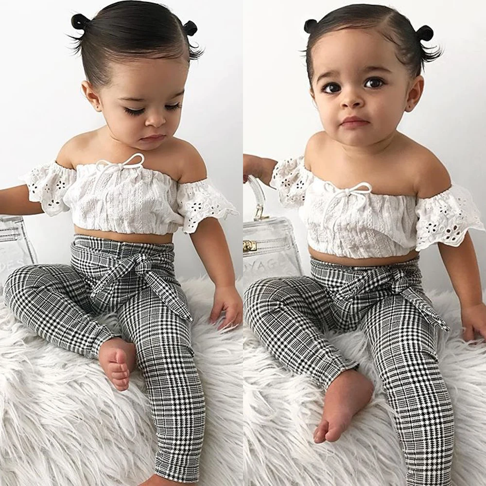 baby girl plaid pants