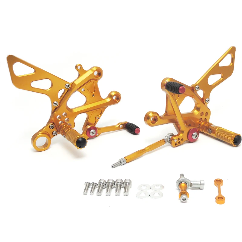  KEMiMOTO 2015 2016 GSX-S1000 F CNC Aluminum Footrest Adjustable Rearset Rear Set For SUZUKI GSX-S10