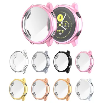 

100pcs For Samsung galaxy watch active/active2 cover bumper Accessories Protector Full coverage silicone Screen Protection case