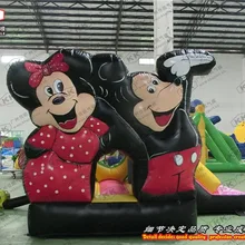 Счастливый прыгун надувной батут/infaltable транполин для школы/детской площадки