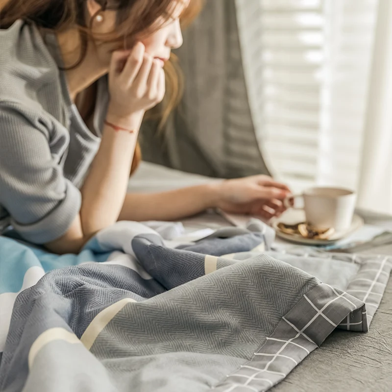 colcha cobertor cobertor cama estofando têxteis para